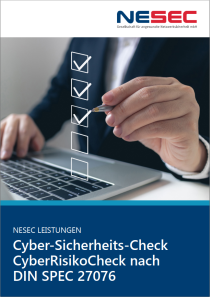 Icon PDF Download NESEC Broschure Cyber Security Check, © NESEC GmbH