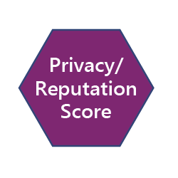 Icon Privacy/Reputation Score, © NESEC GmbH