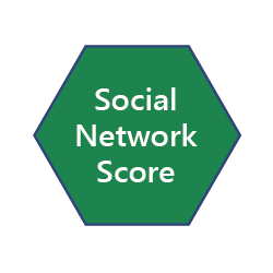 Icon Social Network Score, © NESEC GmbH
